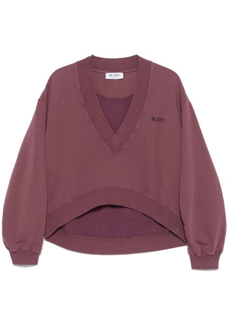 Mauve logo-embroidered sweatshirt The attico - women